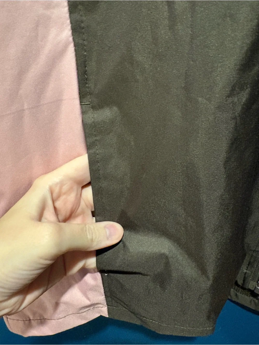 i5 Dark Chocolate & Pink Lightweight Jacket NWT